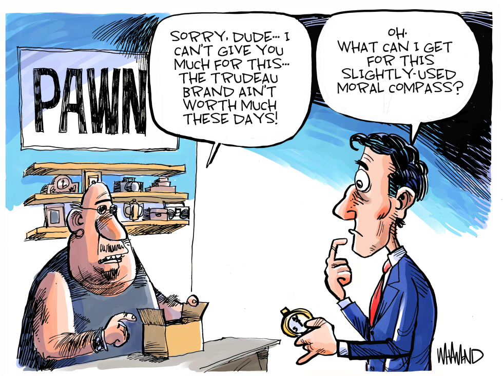  THE TRUDEAU BRAND by Dave Whamond