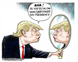 SABOTAGING TRUMP PRESIDENCY by Dave Granlund