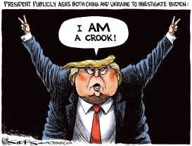 TRUMP HIS OWN WHISTLEBLOWER by Kevin Siers