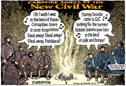 CAMPFIRE SONGS OF THE NEW CIVIL WAR by Wolverton