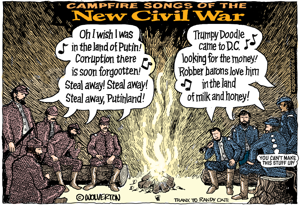  CAMPFIRE SONGS OF THE NEW CIVIL WAR by Wolverton