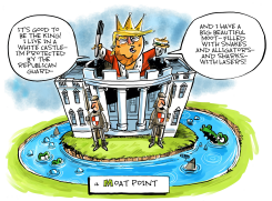 KING TRUMP by Dave Whamond