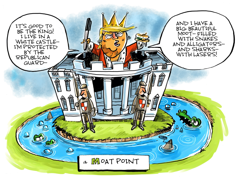  KING TRUMP by Dave Whamond