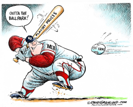 MLB PLAYOFFS TICKET PRICES by Dave Granlund