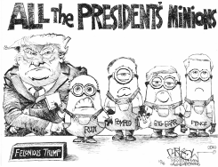 ALL THE PRESIDENT'S MINIONS by John Darkow