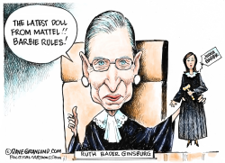 CORRECT JUDGE BARBIE DOLLS by Dave Granlund