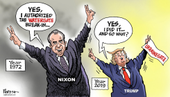 TRUMP AND NIXON by Paresh Nath