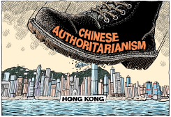 HONG KONG REPRESSION by Wolverton