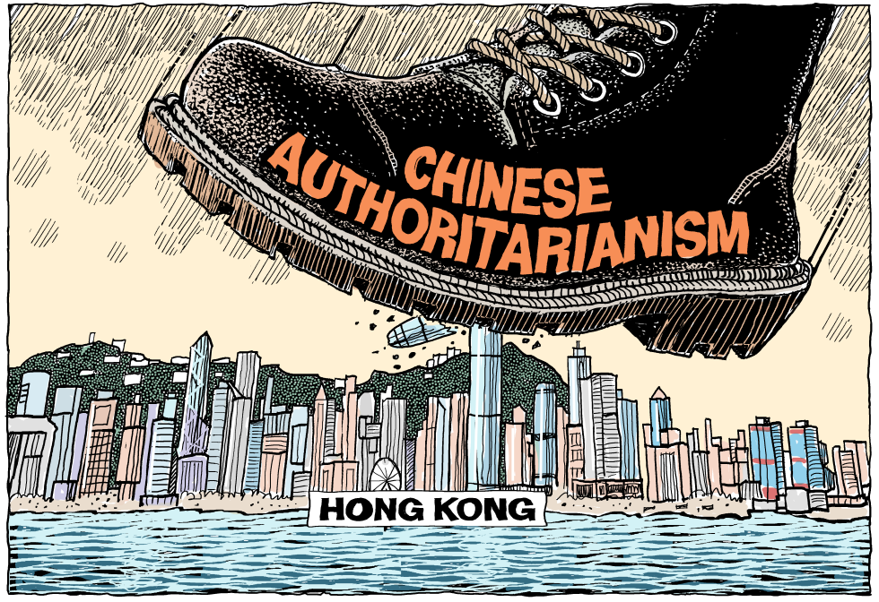  HONG KONG REPRESSION by Wolverton