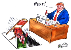 TRUMP AND US ALLIES LIST by Christo Komarnitski