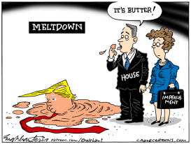 TRUMP'S MELTDOWN by Bob Englehart