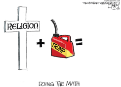 TRUMP CROSS by Pat Bagley