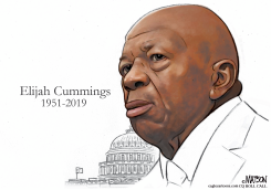 ELIJAH CUMMINGS MEMORIAL by RJ Matson