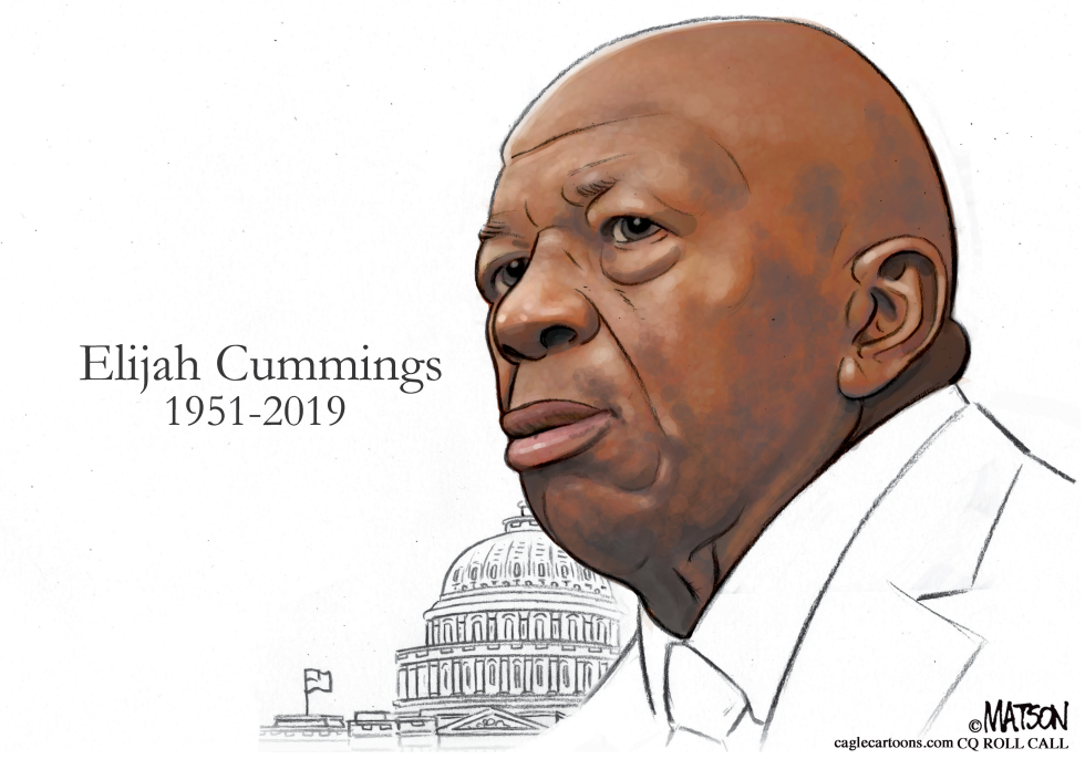  ELIJAH CUMMINGS MEMORIAL by RJ Matson