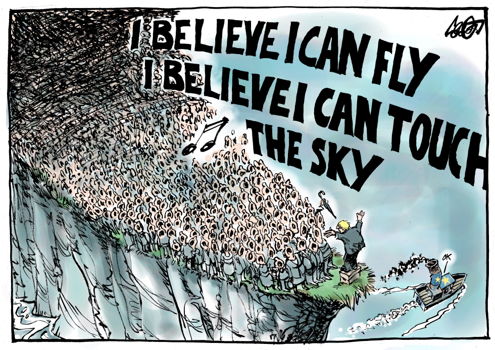  BREXIT LEMMINGS by Jos Collignon