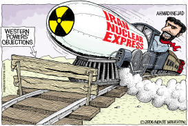 IRAN NUCLEAR EXPRESS by Wolverton