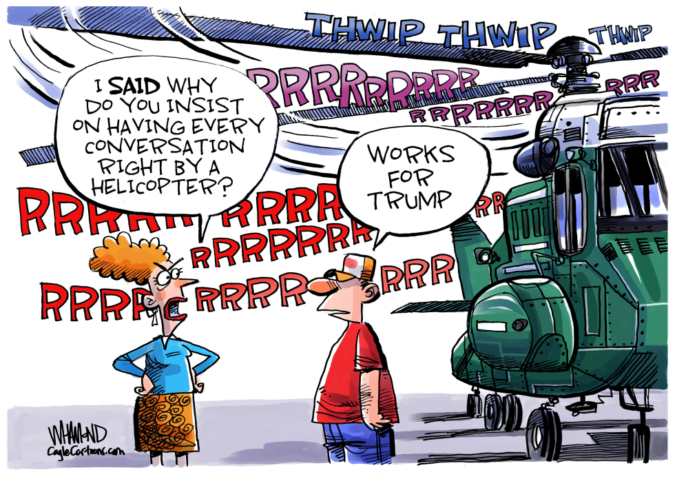  TRUMP CHOPPER TALK by Dave Whamond