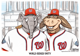 WORLD SERIES UNITES WASHINGTON by RJ Matson