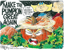 MAKE THE PUMPKIN GREAT AGAIN by John Darkow