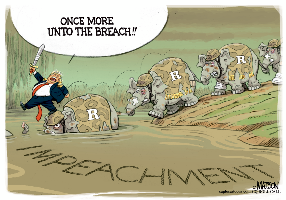  TRUMP RALLIES HIS REPUBLICAN TROOPS by RJ Matson