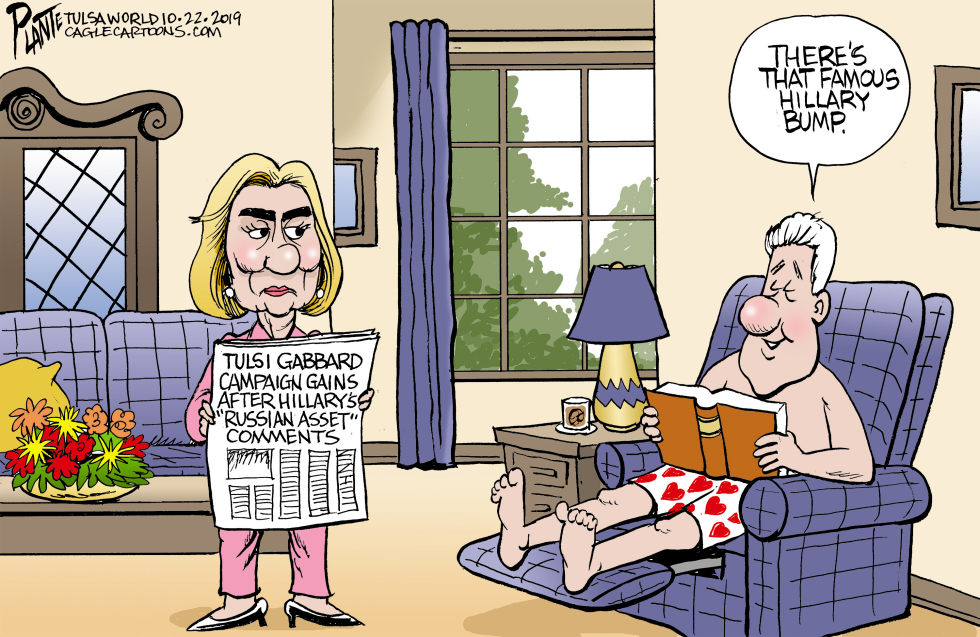  HILLARY VS TULSI by Bruce Plante