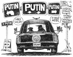 ALL ROADS LEAD TO PUTIN by John Darkow