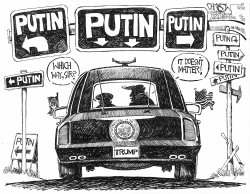 ALL ROADS LEAD TO PUTIN by John Darkow