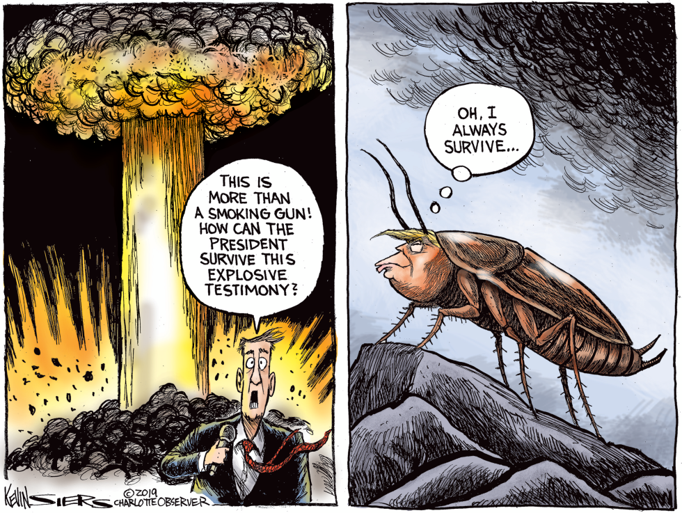  TRUMP THE SURVIVOR by Kevin Siers