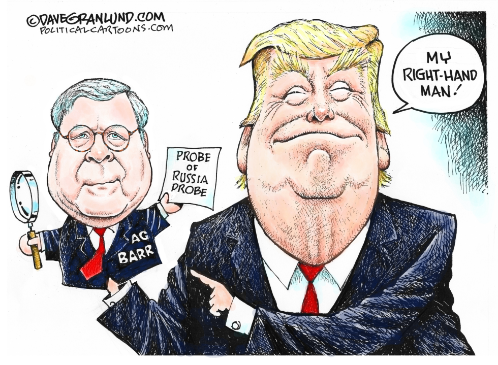  TRUMP AND PUPPET AG BARR by Dave Granlund