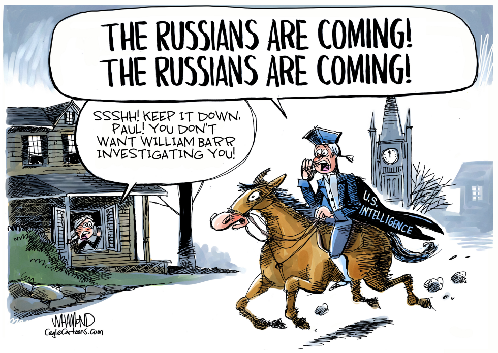  THE RUSSIANS ARE COMING by Dave Whamond