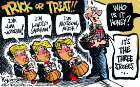 TRUMP OR TREAT by Milt Priggee