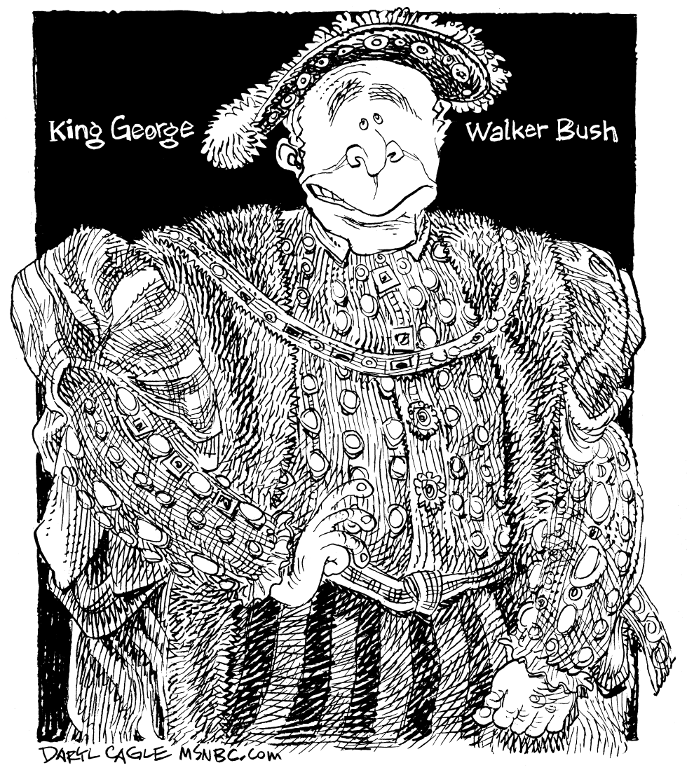  KING GEORGE by Daryl Cagle