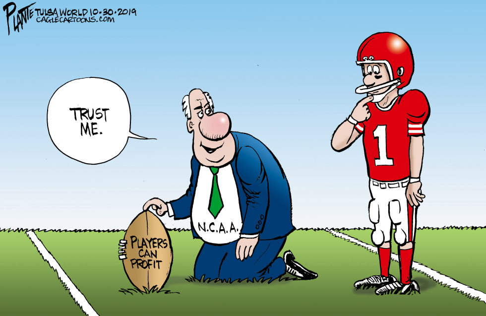  NCAA AND PLAYERS by Bruce Plante