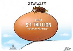 DEFICIT HAWKS SLEEP ON TRILLION DOLLAR DEFICITS by RJ Matson