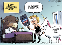 ELIZABETH WARREN THROUPLE by Nate Beeler