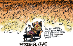 SIBERIAN FIRES by Milt Priggee