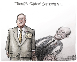 GIULIANI STATE DEPT by Adam Zyglis