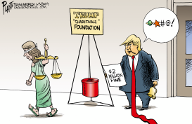 TRUMP CHARITY by Bruce Plante