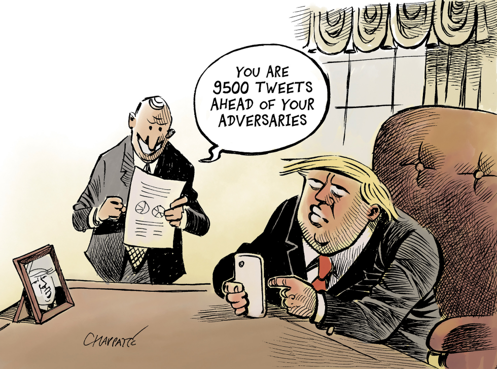  ONE YEAR BEFORE THE US PRESIDENTIAL ELECTION by Patrick Chappatte