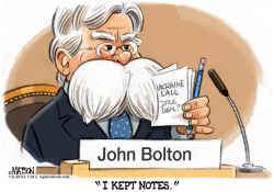 JOHN BOLTON KEPT COPIOUS NOTES by RJ Matson