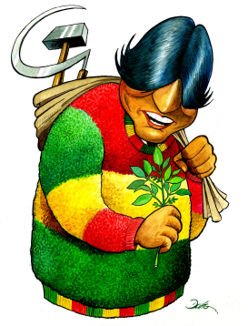 EVO MORALES by Dario Castillejos