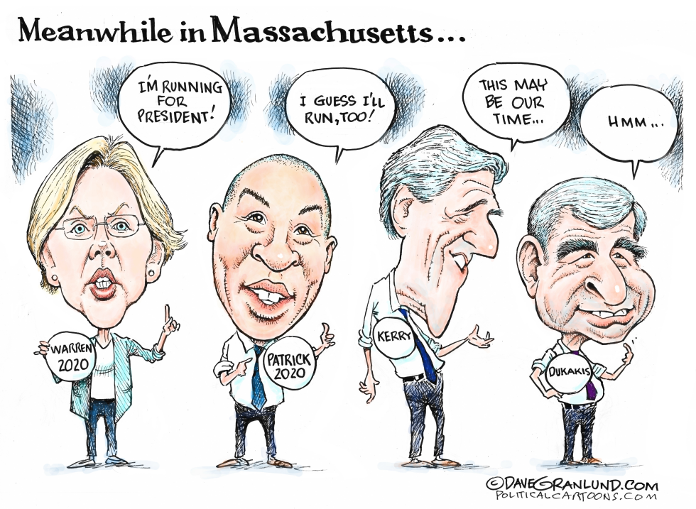  DEVAL PATRICK JOINS 2020 DEMS by Dave Granlund