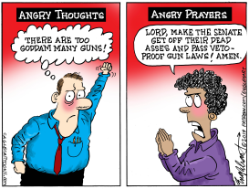 SCHOOL SHOOTING by Bob Englehart