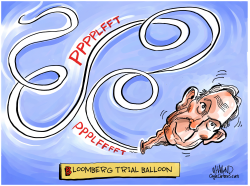 BLOOMBERG TRIAL BALLOON by Dave Whamond