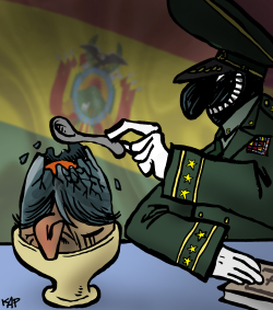 BOLIVIA COUP by Kap