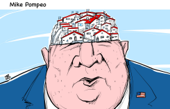 MIKE POMPEO by Emad Hajjaj