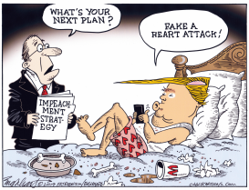 TRUMP'S HEALTH by Bob Englehart