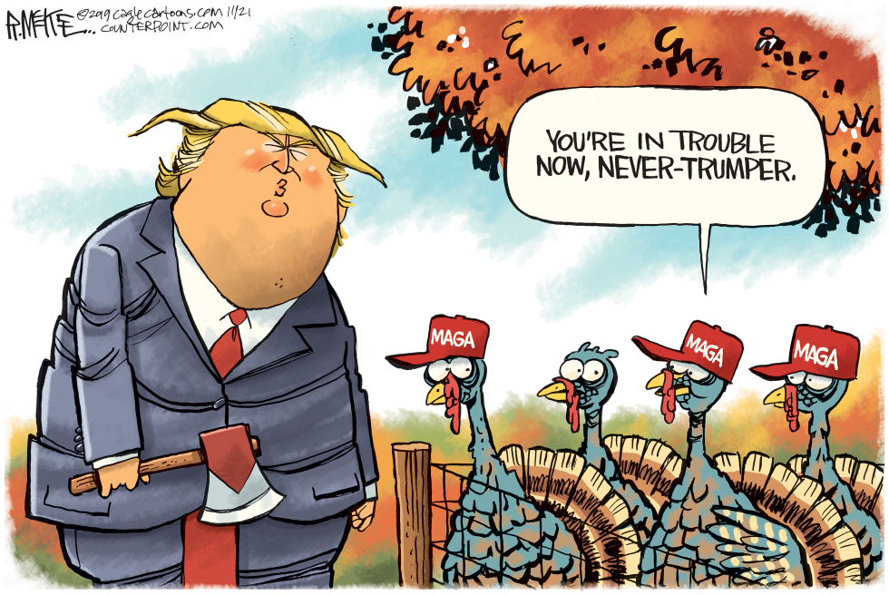  TRUMP TURKEY by Rick McKee