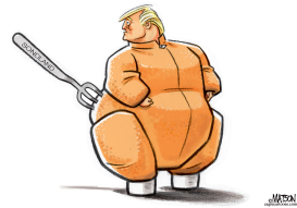 SONDLAND TESTIMONY COOKS TRUMP TURKEY by RJ Matson