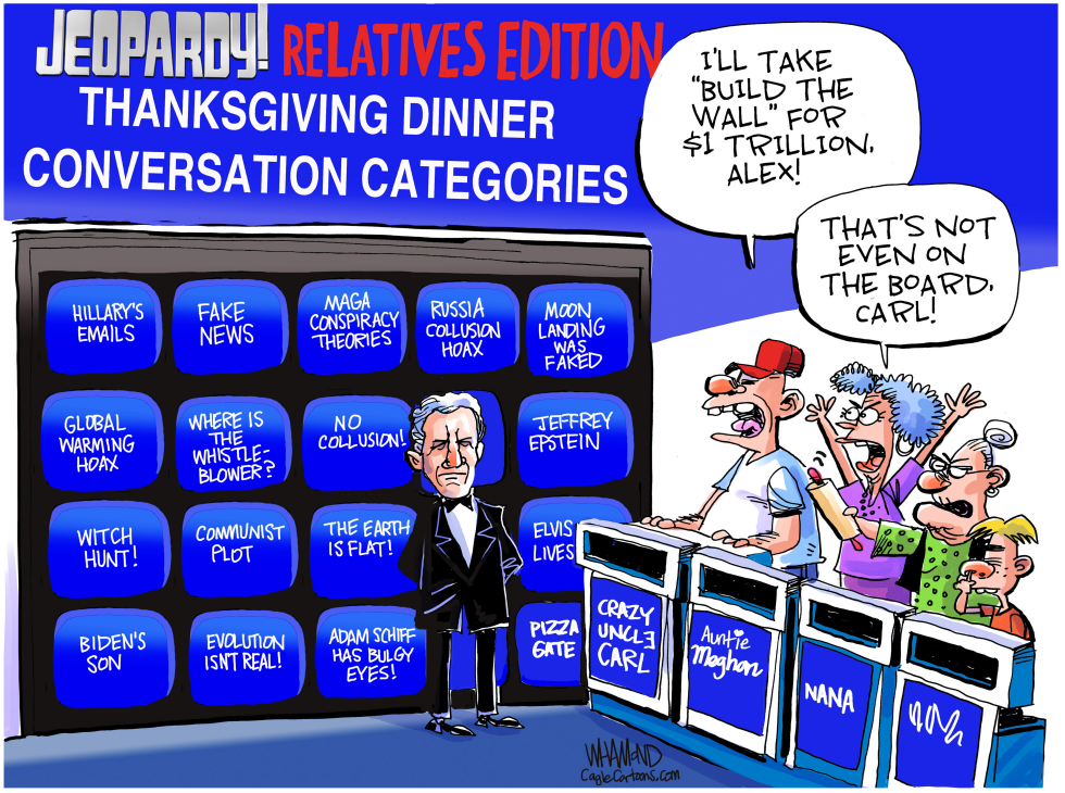  THANKSGIVING JEOPARDY WITH RELATIVES by Dave Whamond